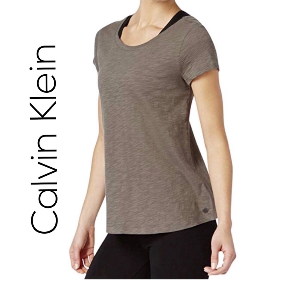 Calvin Klein Performance Yoga Tee, Size 1X